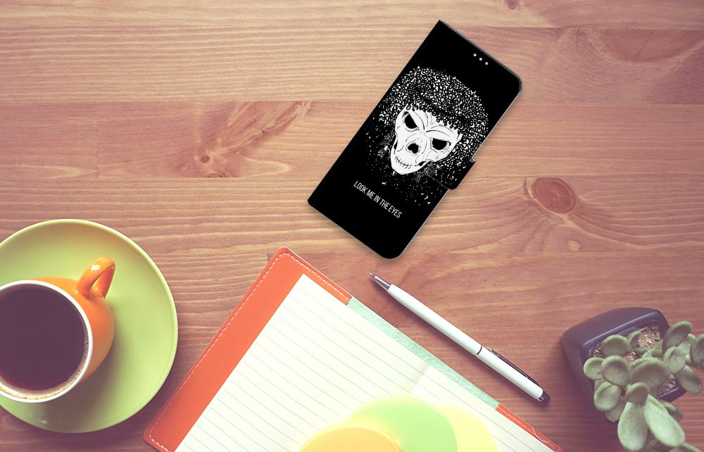 Telefoonhoesje met Naam Xiaomi Poco F2 Pro Skull Hair