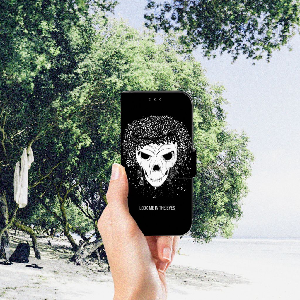 Telefoonhoesje met Naam Apple iPhone 11 Pro Skull Hair