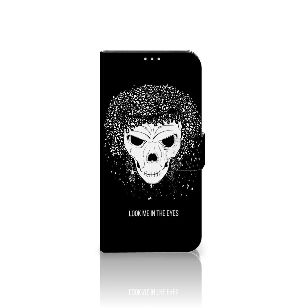 Telefoonhoesje met Naam Motorola G8 Power Skull Hair
