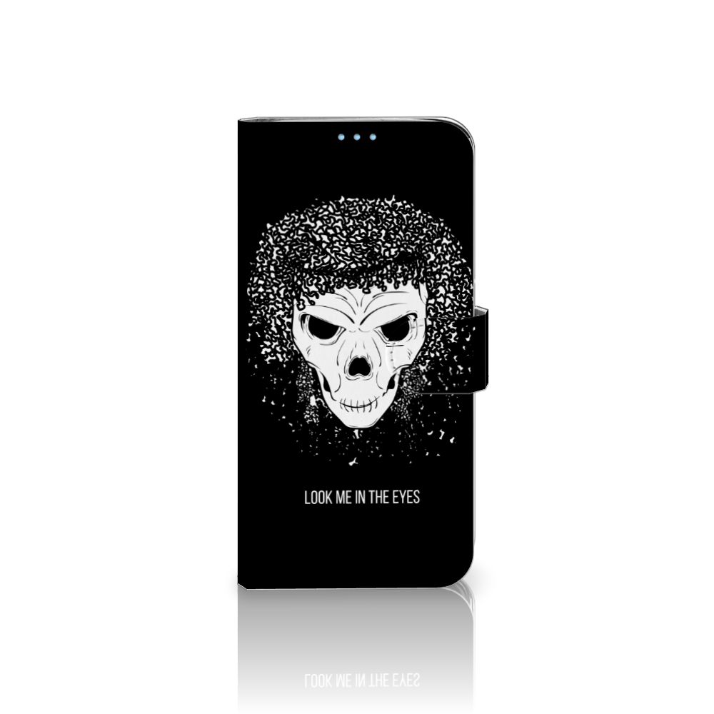 Telefoonhoesje met Naam Huawei P40 Lite Skull Hair