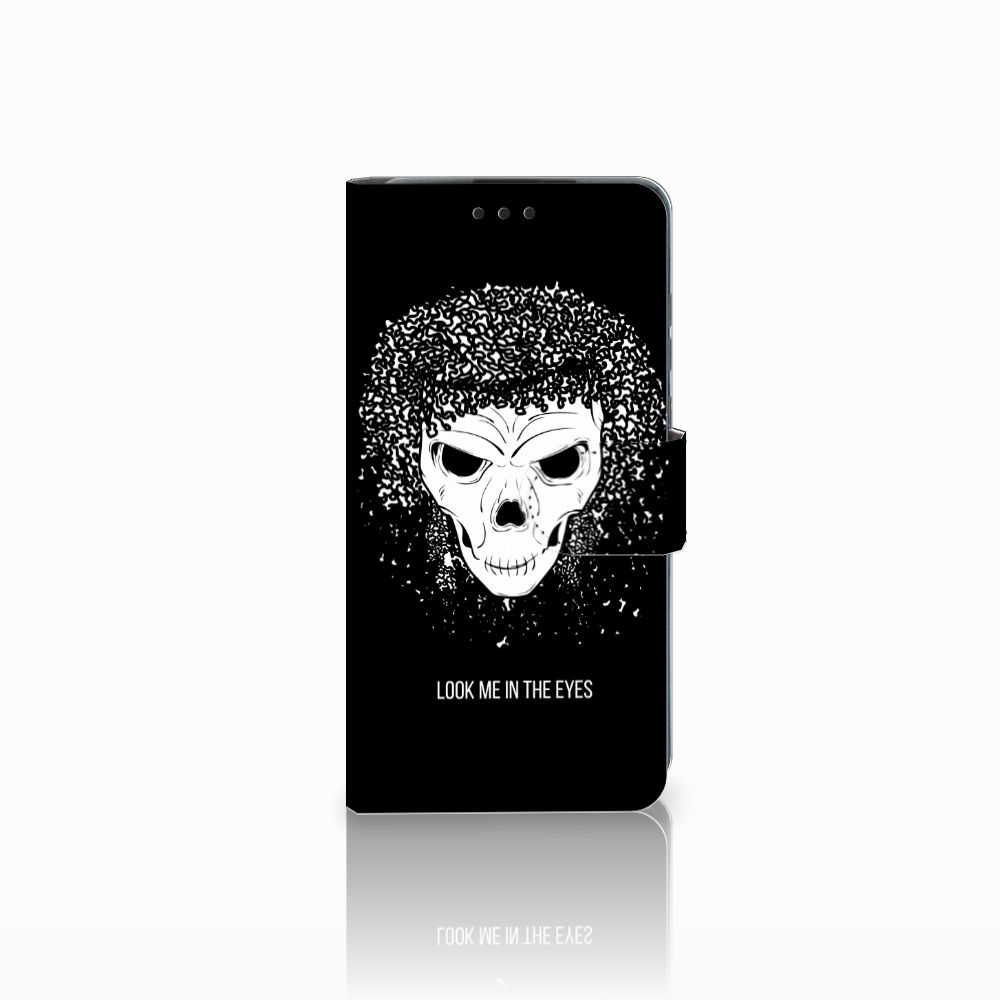 Telefoonhoesje met Naam Huawei P30 Skull Hair