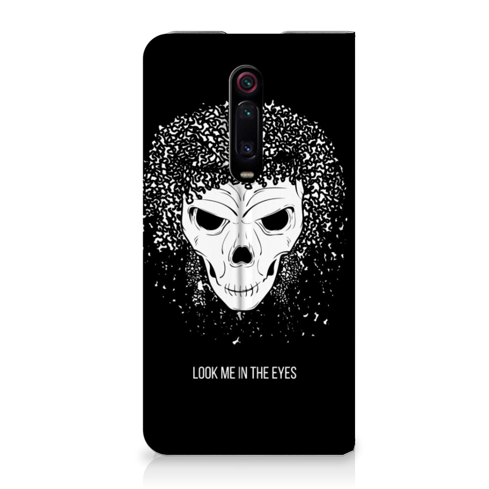 Mobiel BookCase Xiaomi Mi 9T Pro Skull Hair