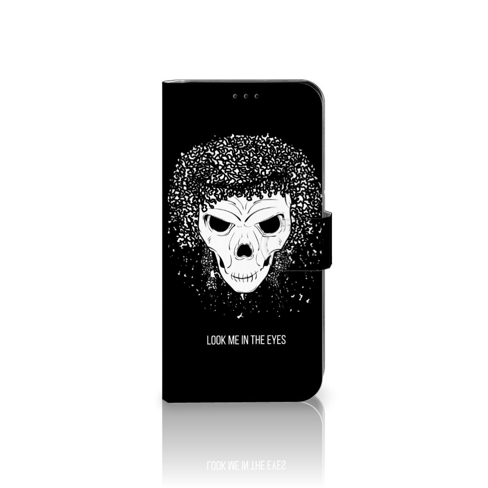 Telefoonhoesje met Naam Samsung Galaxy A7 (2018) Skull Hair