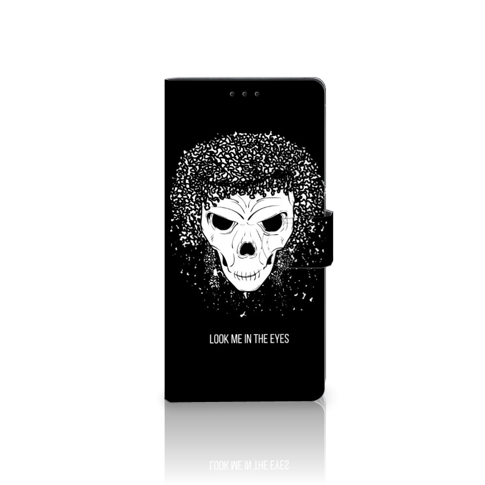 Telefoonhoesje met Naam Samsung Galaxy A02s | M02s Skull Hair