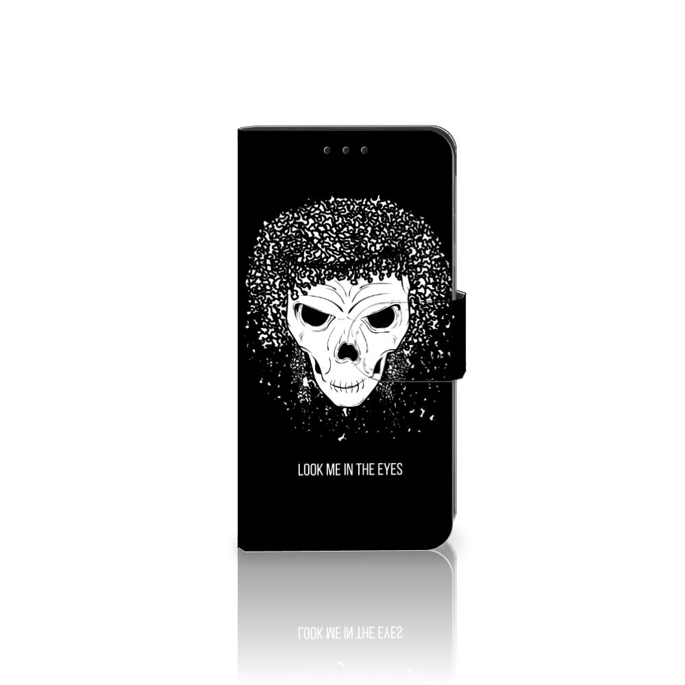 Telefoonhoesje met Naam Samsung Galaxy A3 2017 Skull Hair