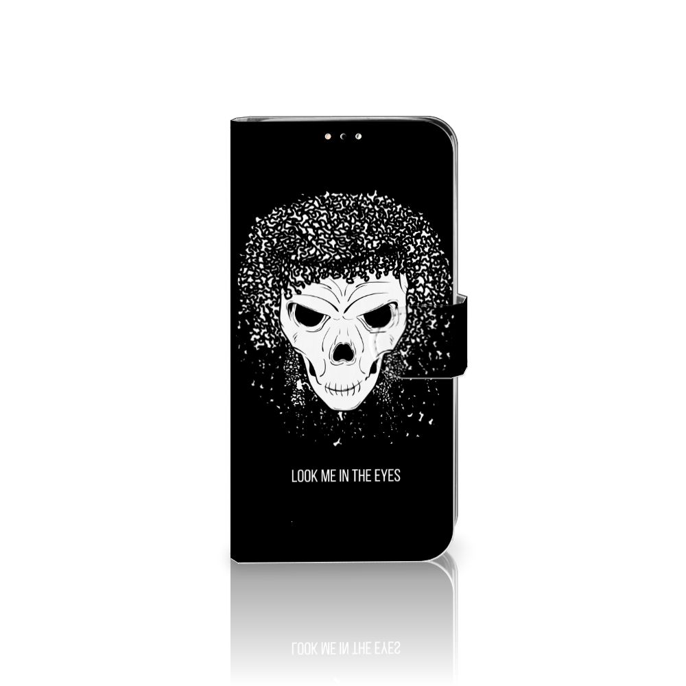 Telefoonhoesje met Naam Huawei Y6 (2019) Skull Hair