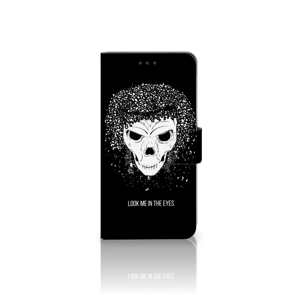 Telefoonhoesje met Naam Huawei P10 Lite Skull Hair