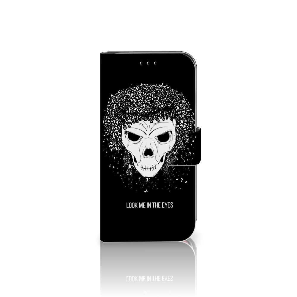 Telefoonhoesje met Naam Apple iPhone X | Xs Skull Hair
