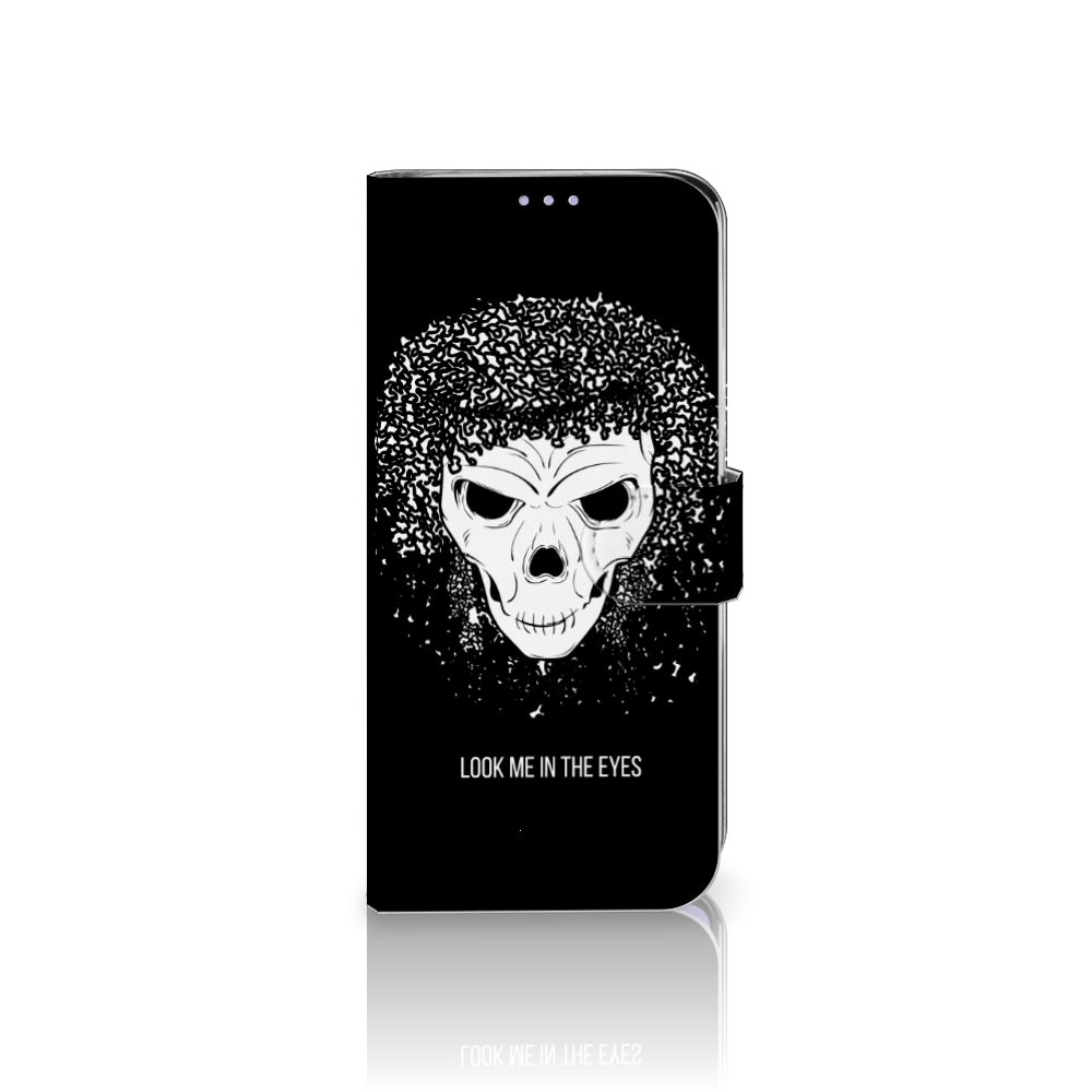 Telefoonhoesje met Naam Samsung Galaxy A51 Skull Hair