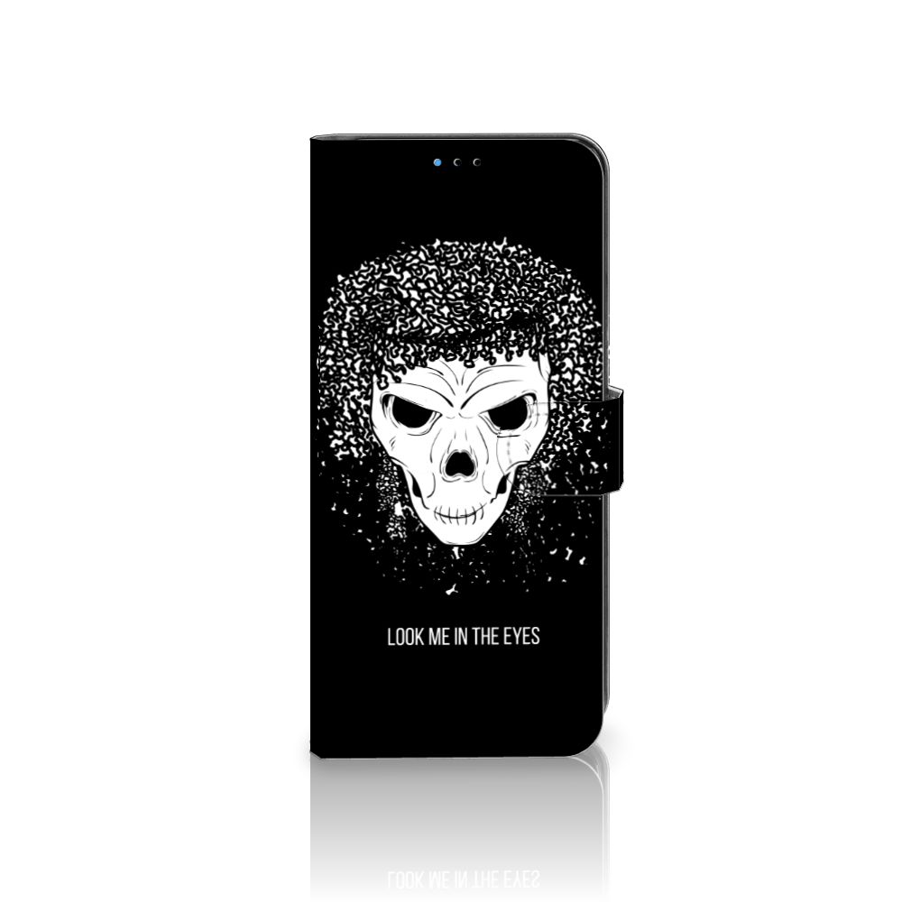 Telefoonhoesje met Naam Motorola Moto E20 | E30 | E40 Skull Hair