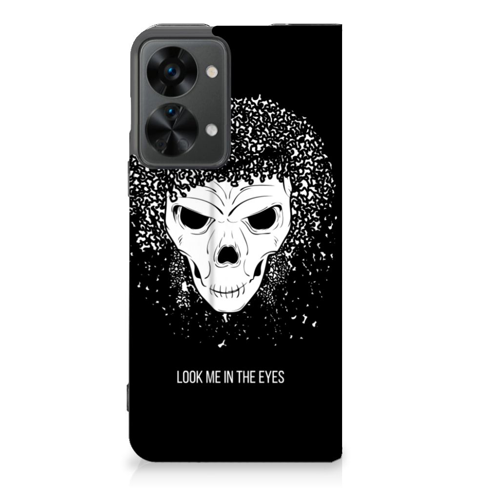 Mobiel BookCase OnePlus Nord 2T Skull Hair
