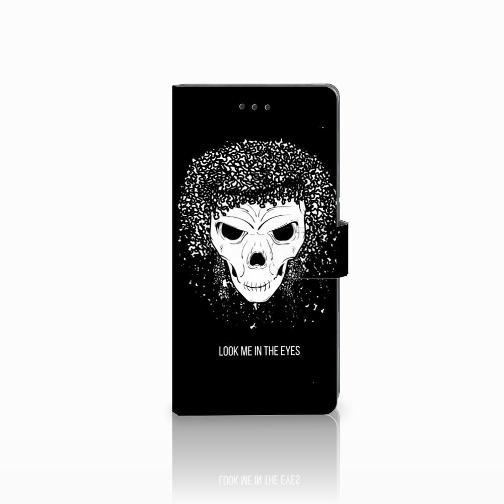 Telefoonhoesje met Naam Samsung Galaxy Note 8 Skull Hair