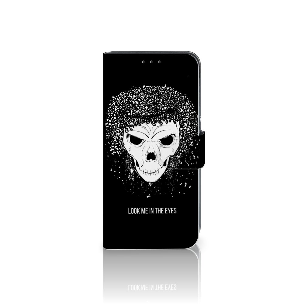 Telefoonhoesje met Naam Samsung Galaxy M10 Skull Hair