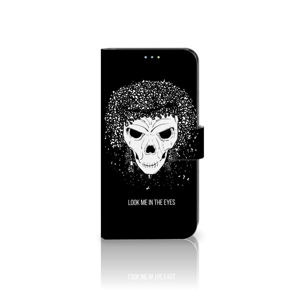 Telefoonhoesje met Naam Samsung Galaxy A52 Skull Hair