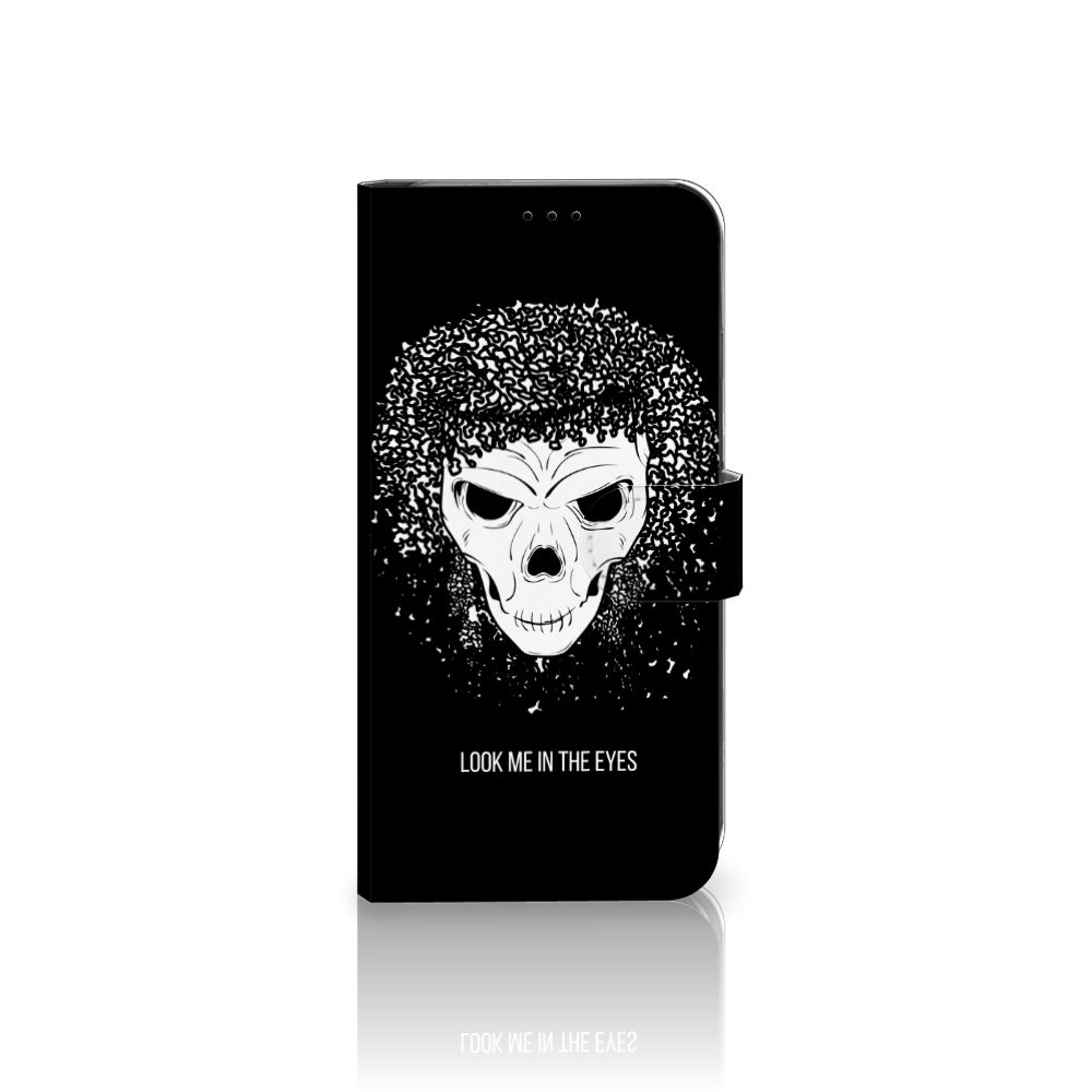 Telefoonhoesje met Naam Apple iPhone Xs Max Skull Hair