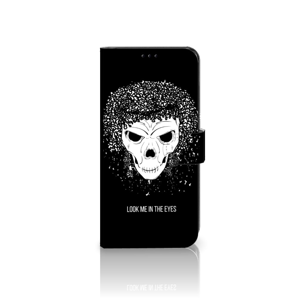 Telefoonhoesje met Naam Motorola Edge 30 Pro Skull Hair