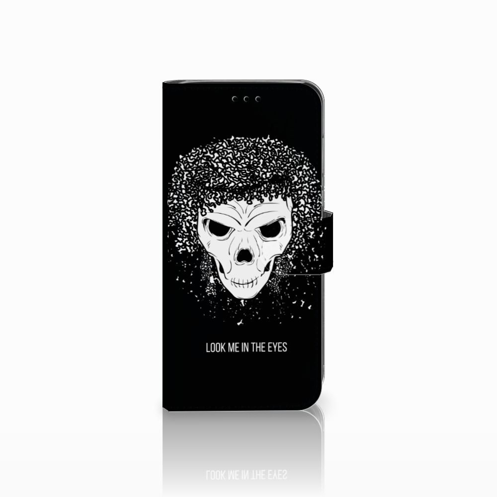 Telefoonhoesje met Naam Huawei P20 Lite Skull Hair
