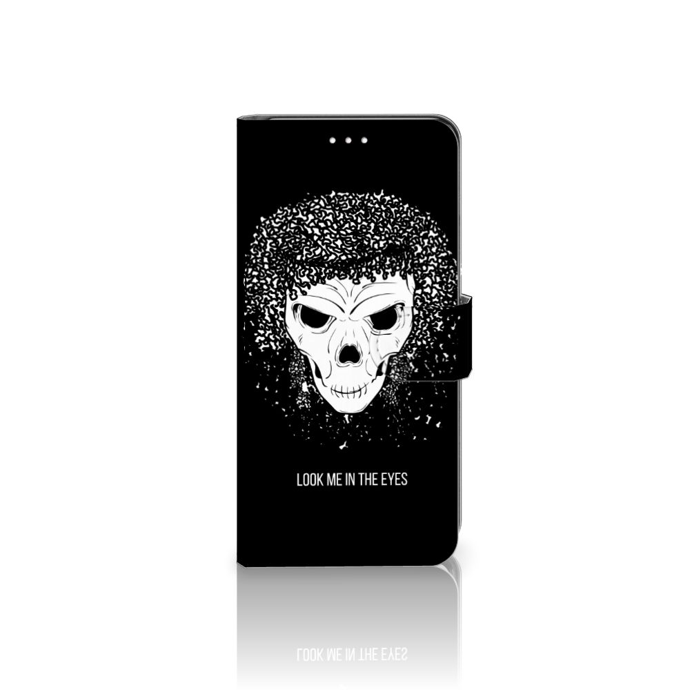 Telefoonhoesje met Naam Samsung Galaxy S21 Skull Hair