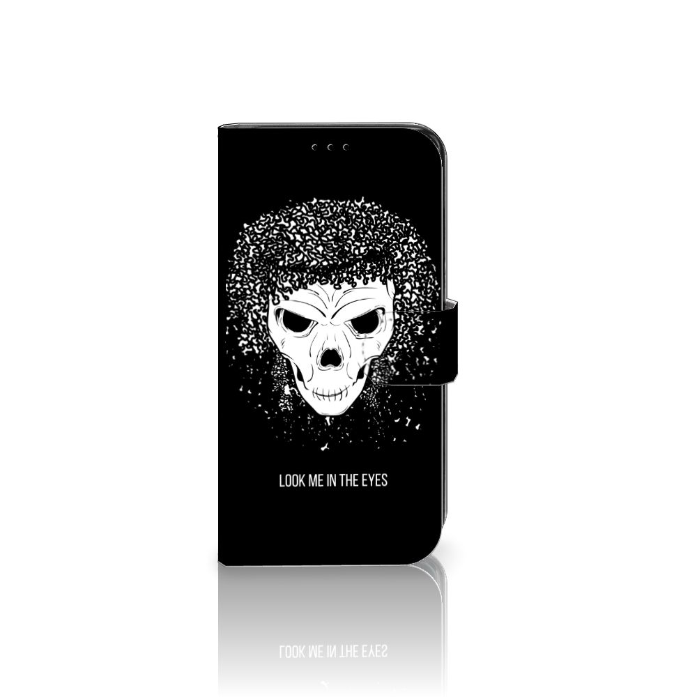 Telefoonhoesje met Naam Samsung Galaxy S7 Edge Skull Hair