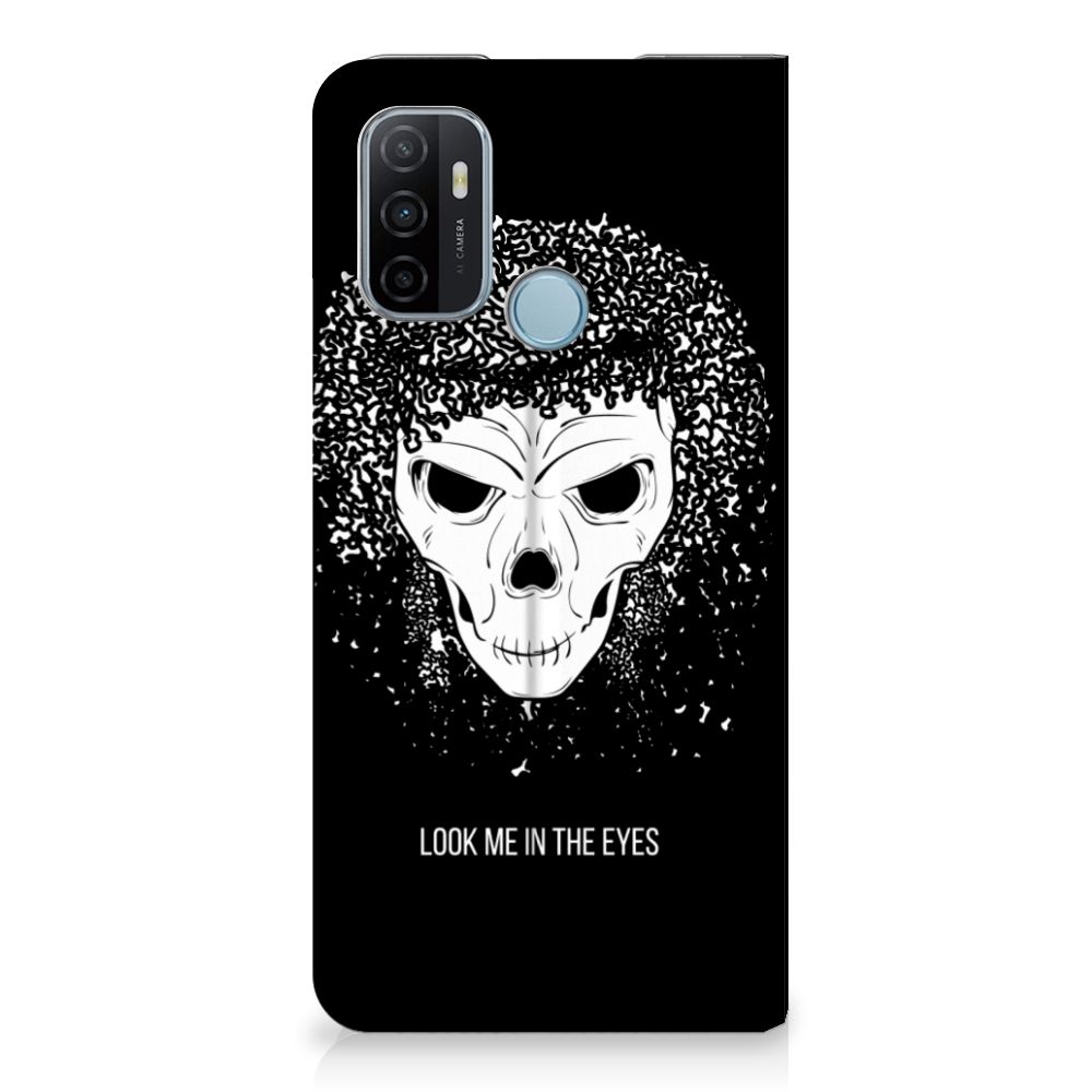Mobiel BookCase OPPO A53 | A53s Skull Hair