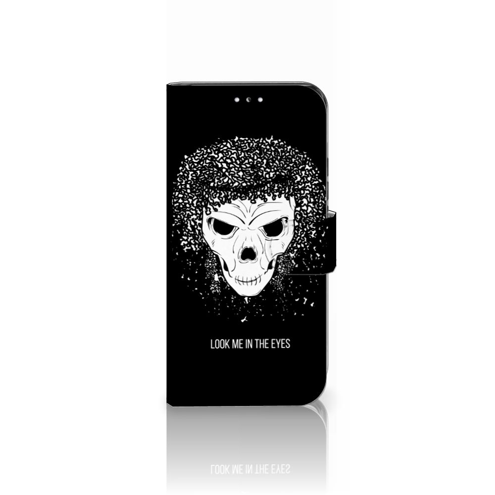 Telefoonhoesje met Naam Samsung Galaxy S22 Skull Hair