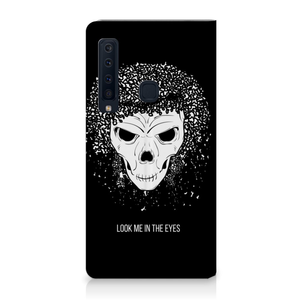 Mobiel BookCase Samsung Galaxy A9 (2018) Skull Hair