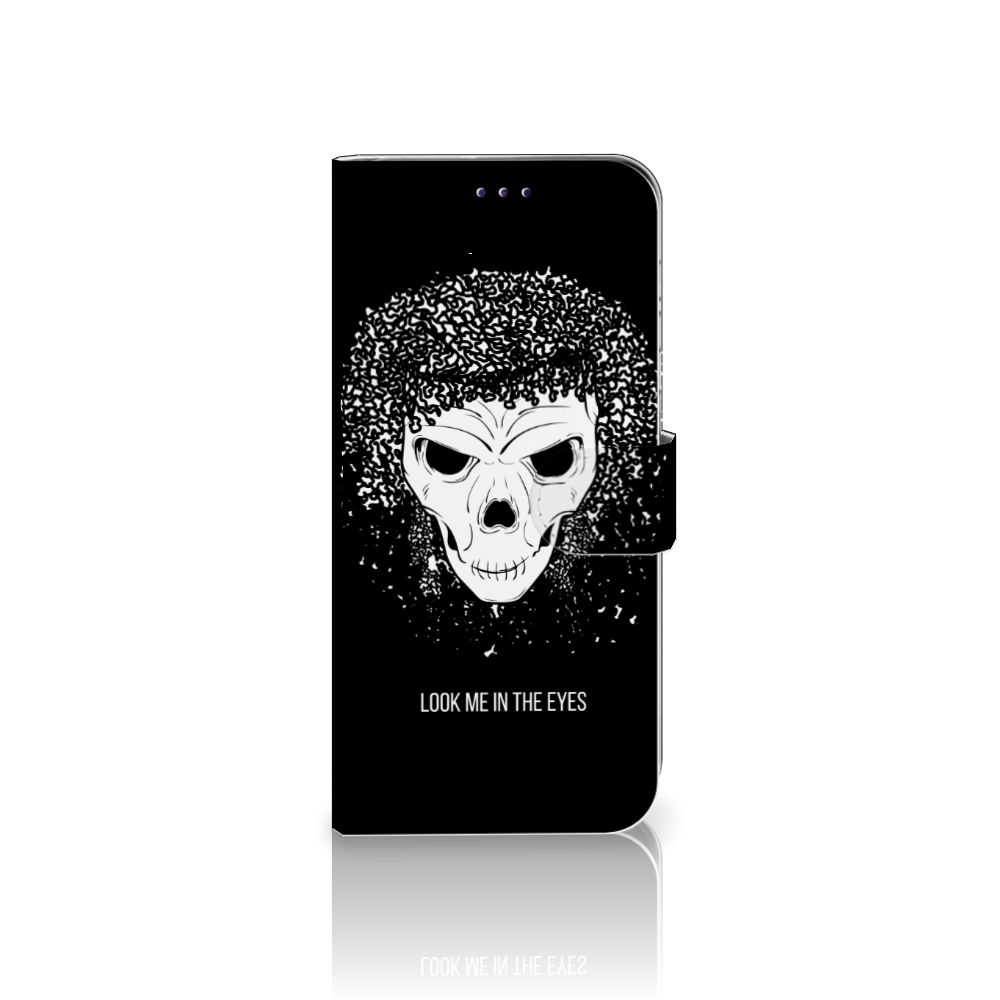 Telefoonhoesje met Naam Samsung Galaxy A50 Skull Hair