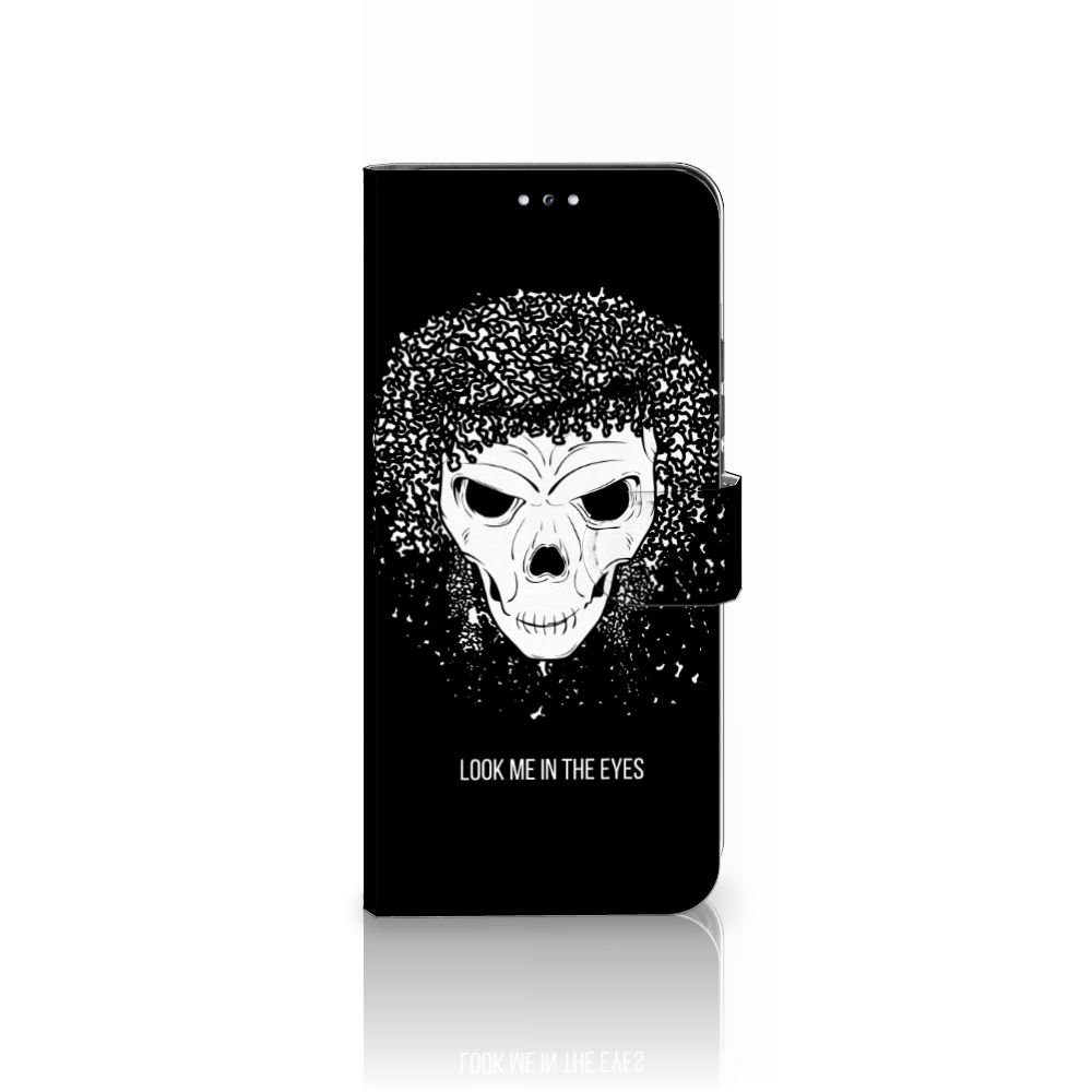 Telefoonhoesje met Naam Samsung Galaxy S22 Plus Skull Hair