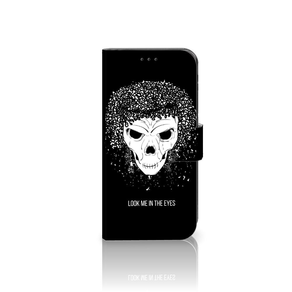 Telefoonhoesje met Naam Samsung Galaxy J5 2017 Skull Hair
