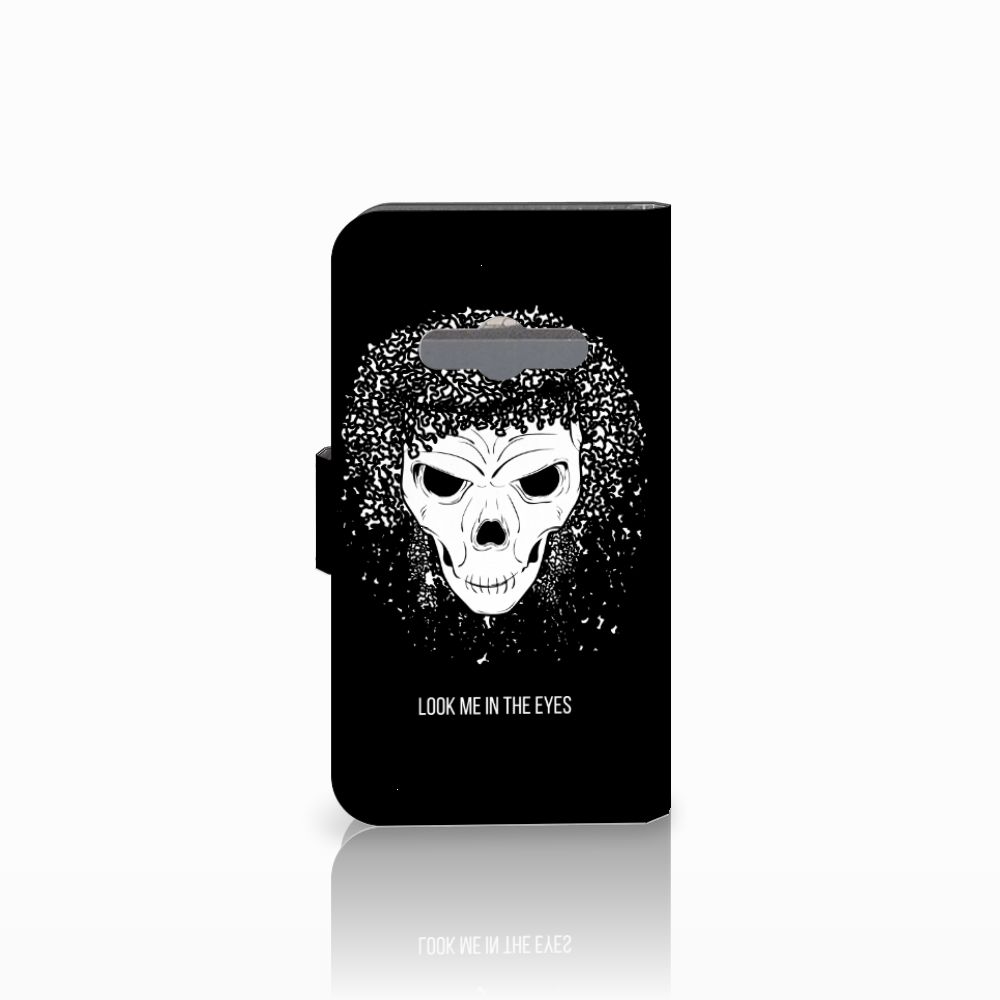 Telefoonhoesje met Naam Samsung Galaxy Xcover 3 | Xcover 3 VE Skull Hair