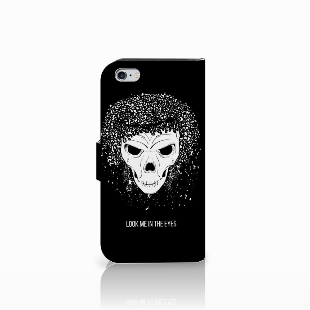 Telefoonhoesje met Naam Apple iPhone 6 | 6s Skull Hair