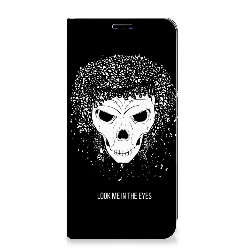 Mobiel BookCase Huawei Y7 hoesje Y7 Pro (2019) Skull Hair