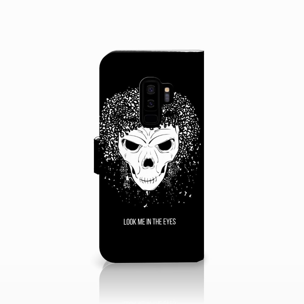 Telefoonhoesje met Naam Samsung Galaxy S9 Plus Skull Hair