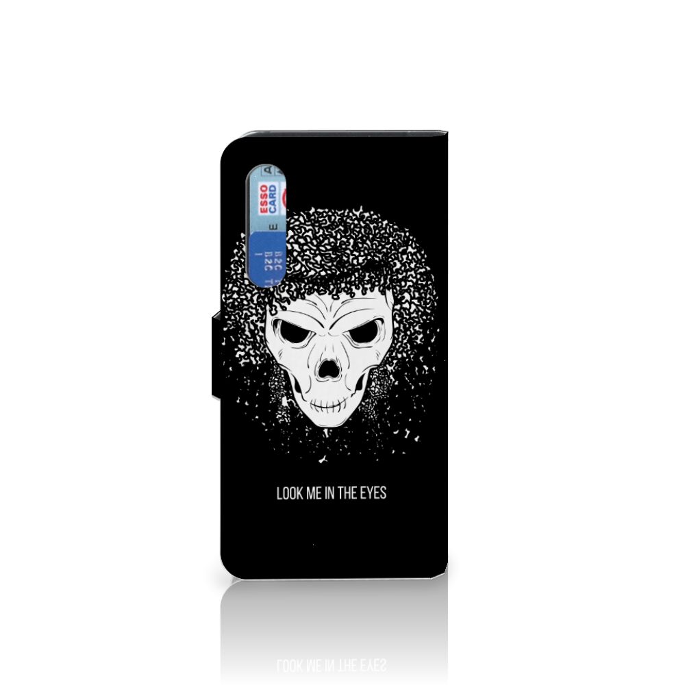 Telefoonhoesje met Naam Xiaomi Mi 9 SE Skull Hair