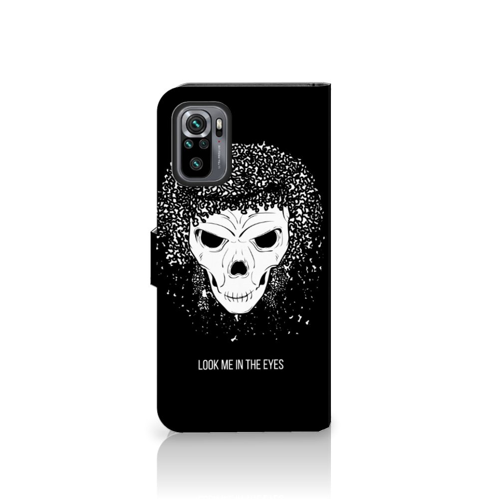 Telefoonhoesje met Naam Xiaomi Redmi Note 10S | 10 4G | Poco M5s Skull Hair