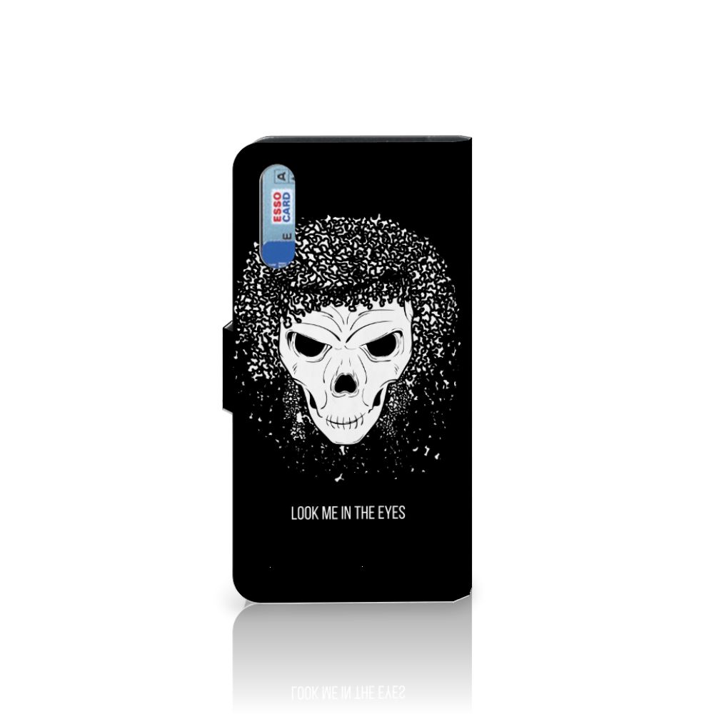 Telefoonhoesje met Naam Huawei P20 Skull Hair
