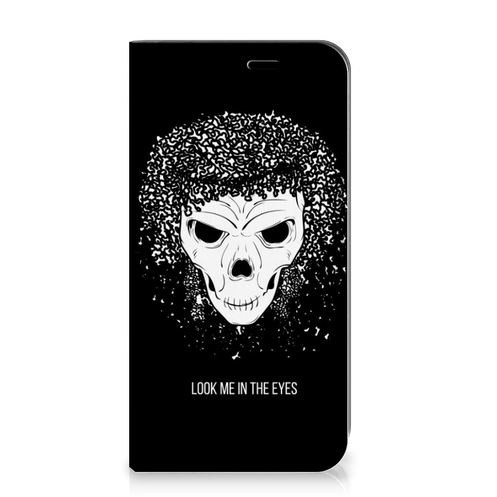 Mobiel BookCase LG G8s Thinq Skull Hair