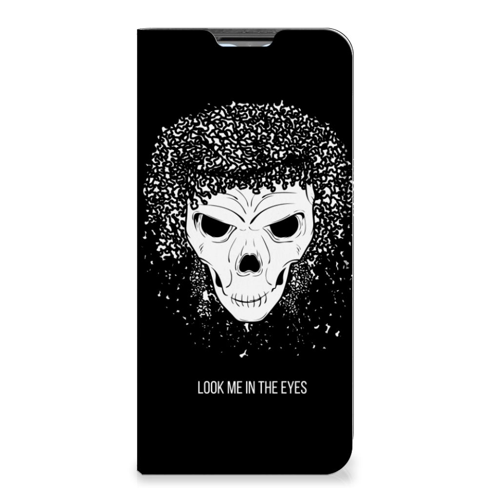 Mobiel BookCase OPPO A54s | A16 | A16s Skull Hair