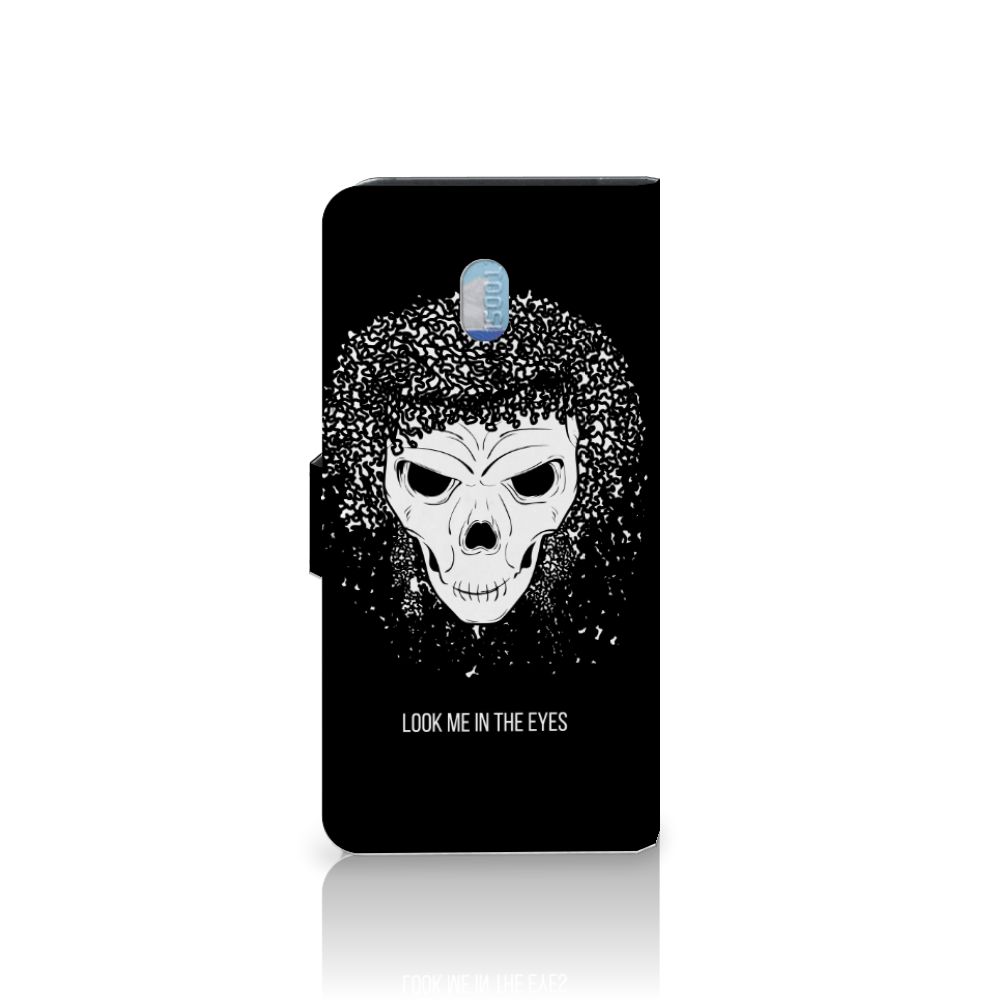 Telefoonhoesje met Naam Xiaomi Redmi 8A Skull Hair