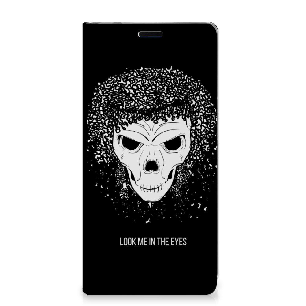 Mobiel BookCase Samsung Galaxy A9 (2018) Skull Hair