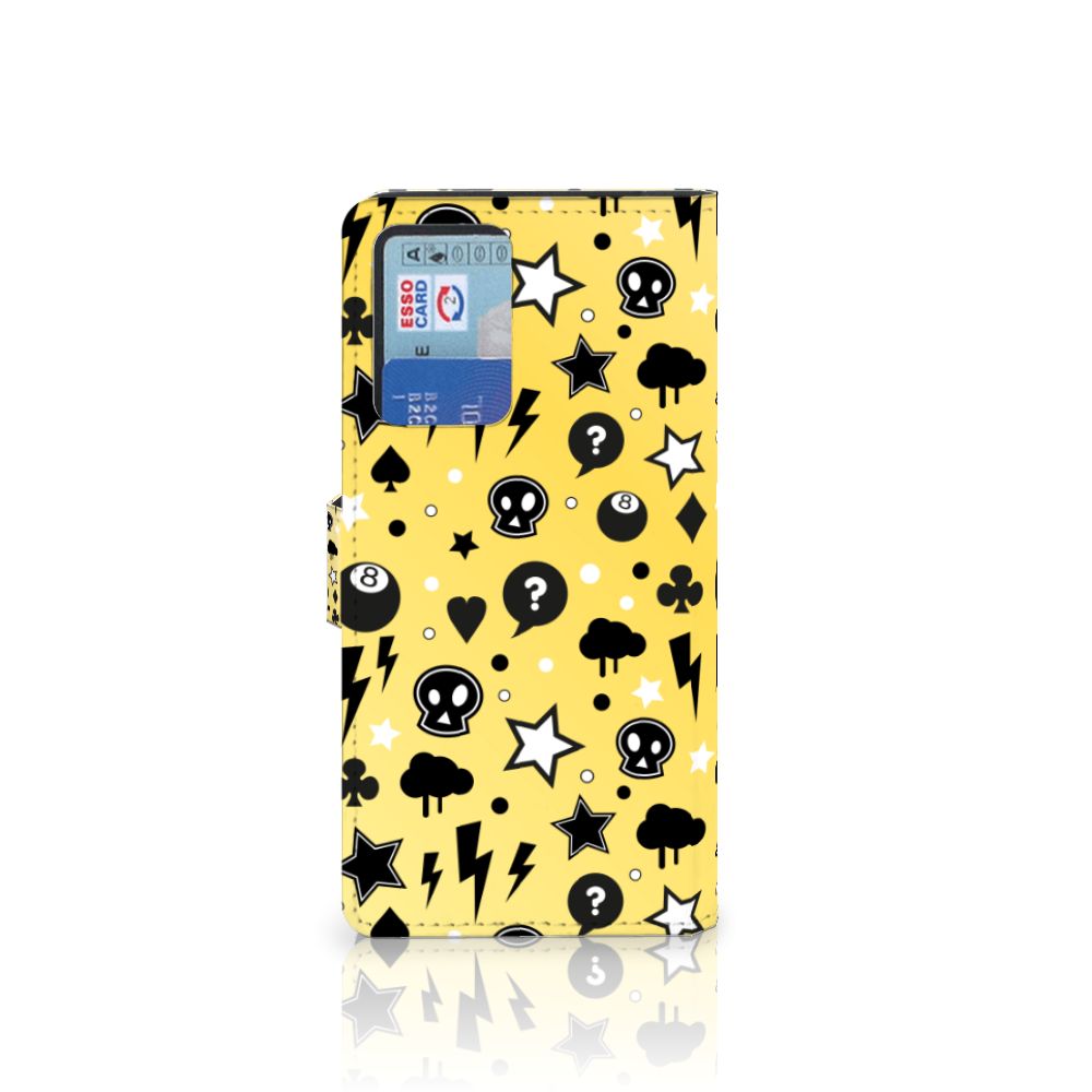 Telefoonhoesje met Naam Xiaomi Redmi Note 10 Pro Punk Geel