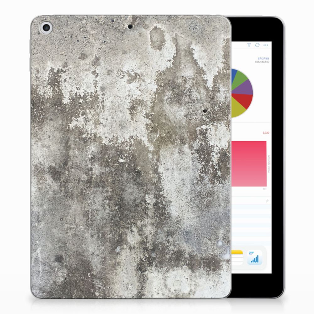Apple iPad 9.7 2018 | 2017 Tablet Back Cover Beton Print