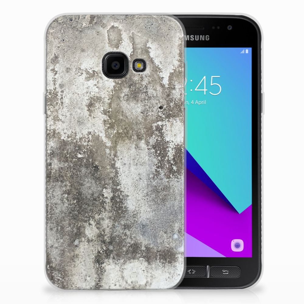 Samsung Galaxy Xcover 4 | Xcover 4s TPU Siliconen Hoesje Beton Print