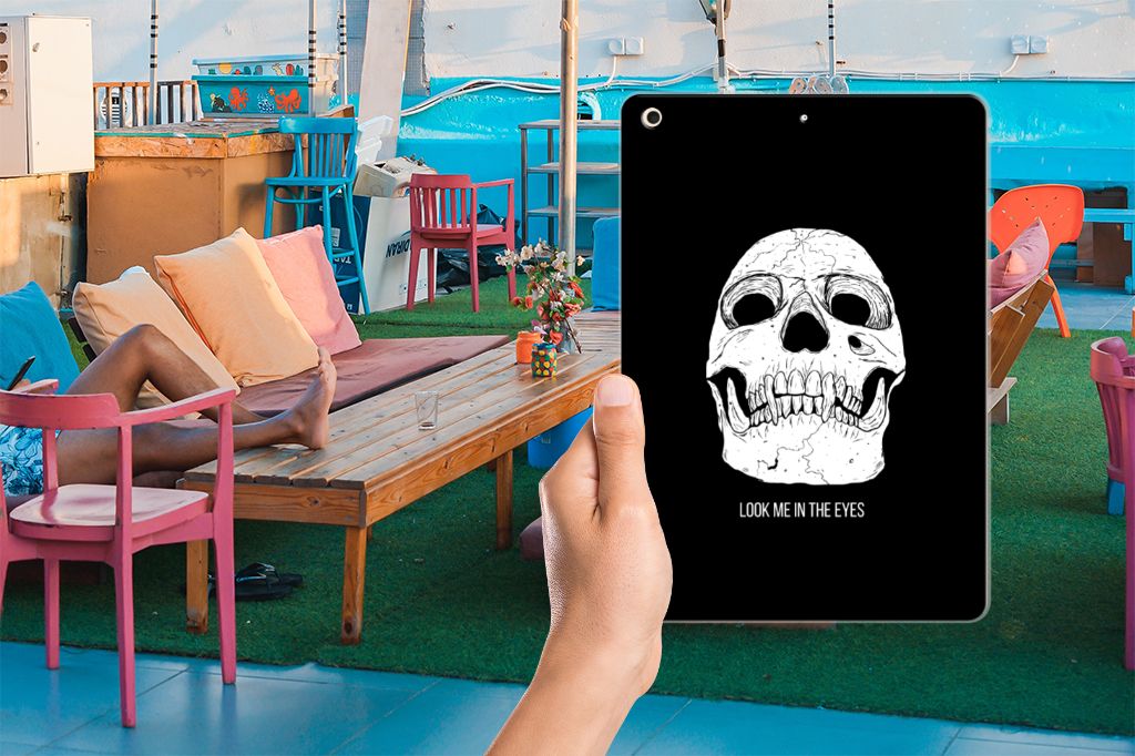 Tablet BackCover Apple iPad 10.2 | iPad 10.2 (2020) | 10.2 (2021) Skull Eyes