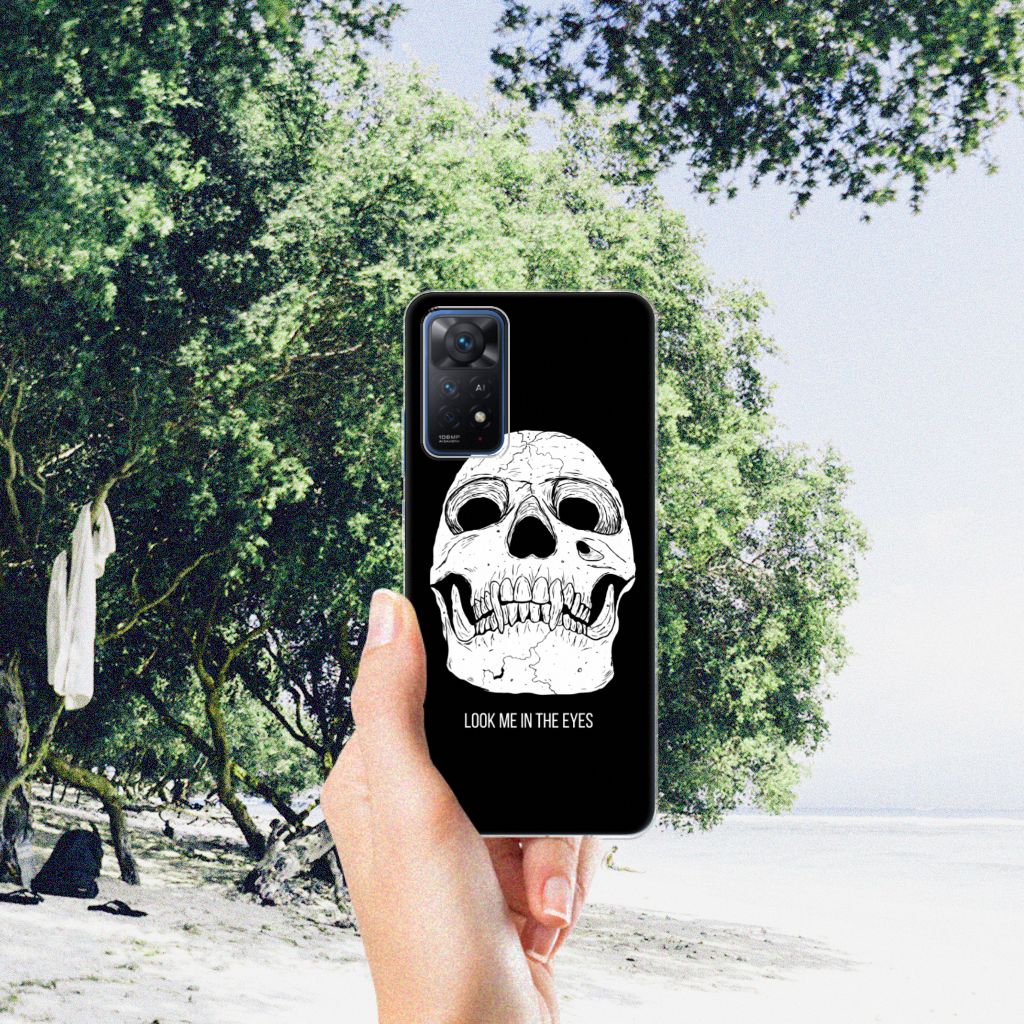 Silicone Back Case Xiaomi Redmi Note 11 Pro 5G Skull Eyes