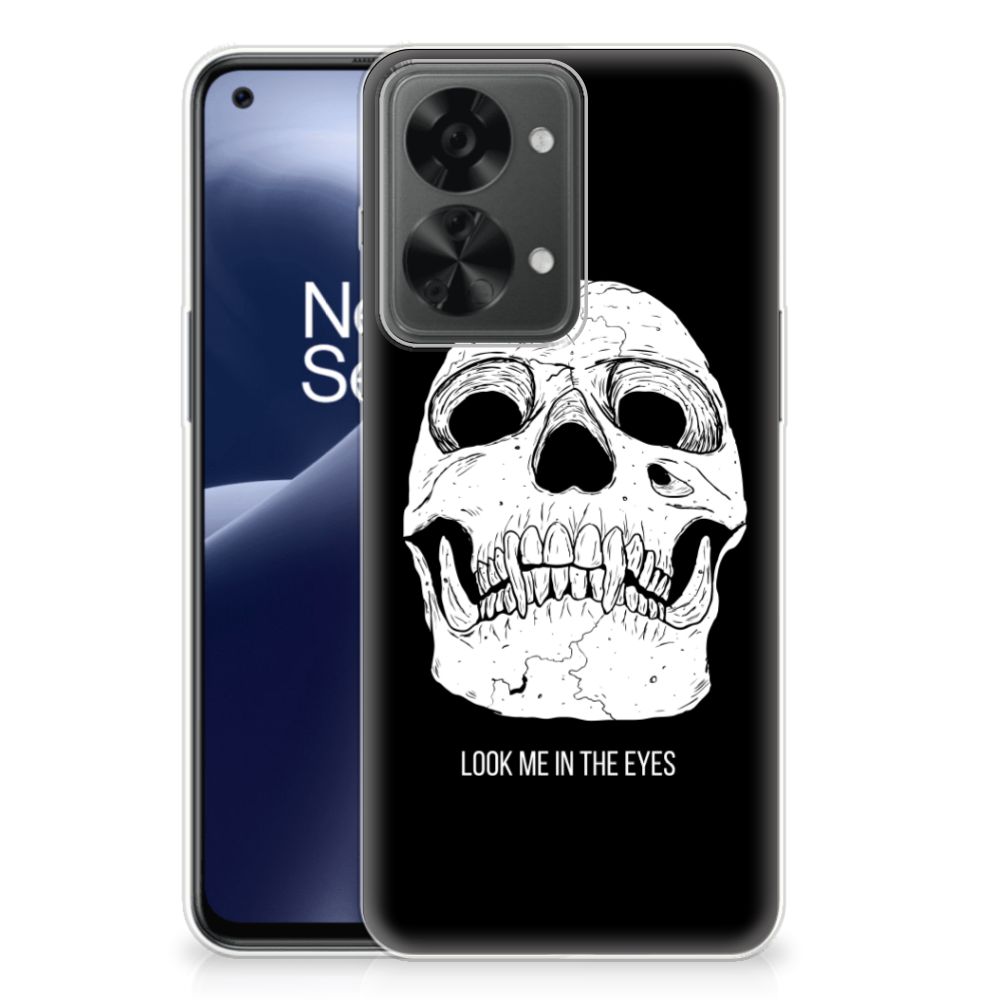 Silicone Back Case OnePlus Nord 2T Skull Eyes