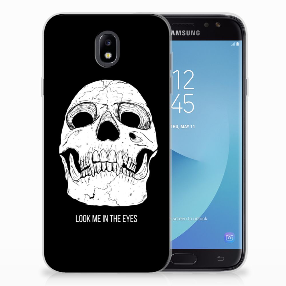 Silicone Back Case Samsung Galaxy J7 2017 | J7 Pro Skull Eyes