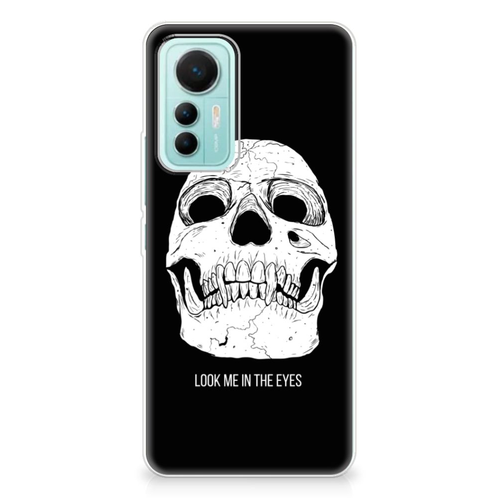 Silicone Back Case Xiaomi 12 Lite Skull Eyes