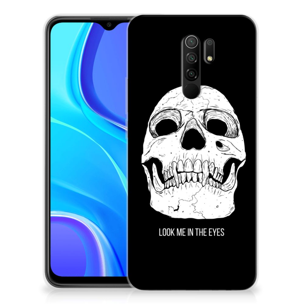 Silicone Back Case Xiaomi Redmi 9 Skull Eyes