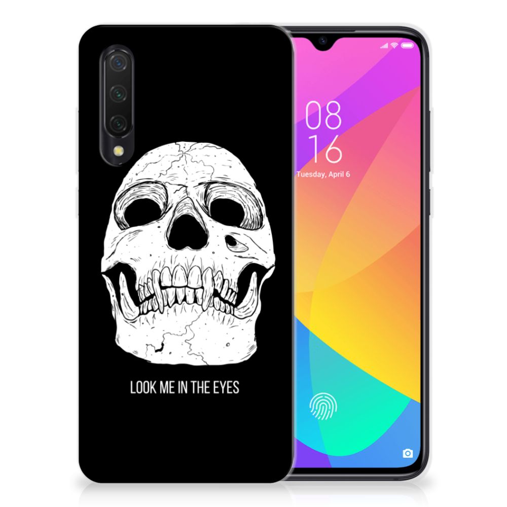 Silicone Back Case Xiaomi Mi 9 Lite Skull Eyes